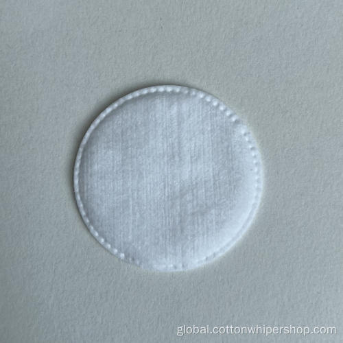 Stitched edge small cotton round